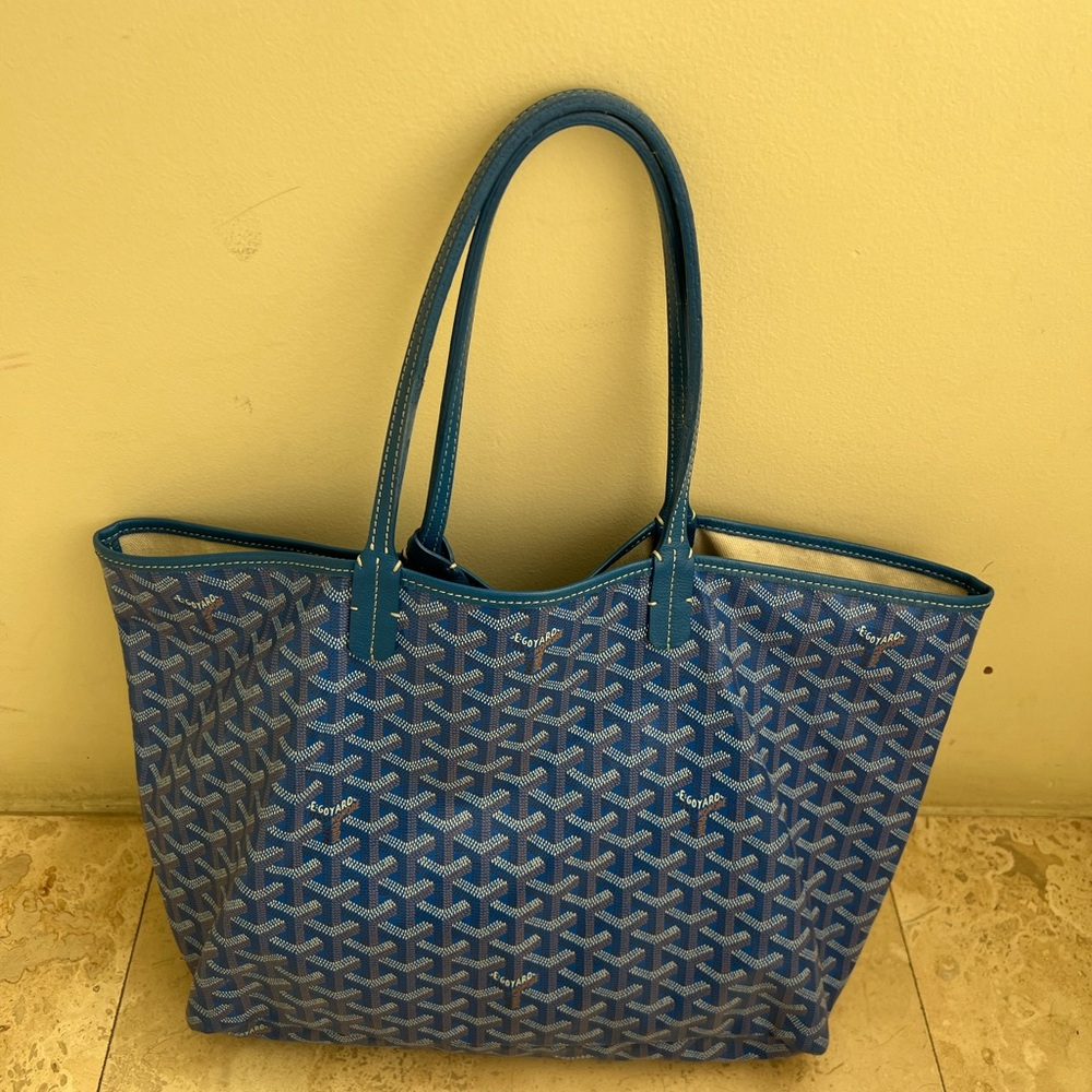 Goyard Blue Tote Bag - Picture 2 of 11